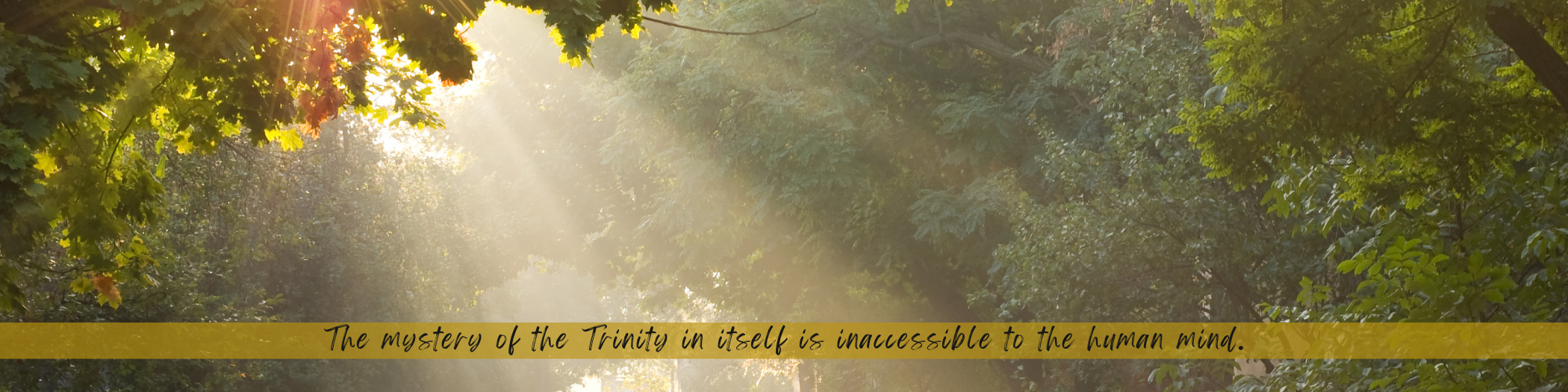 Father, Son, and Holy Spirit